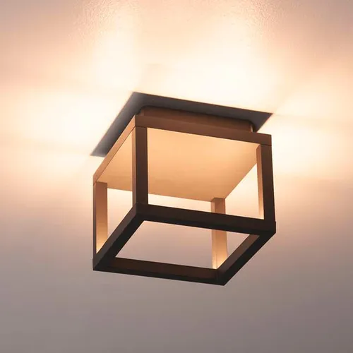 SLV QUADRULO Outdoor Deckenaufbauleuchte, LED, 230 lm, 3000 K, anthrazit - Lampen - Hochwertige LED Deckenleuchte der QUADRULO Serie, ideal für den Außenbereich dank hoher IP Schutzart und eleganter anthrazit Oberfläche.