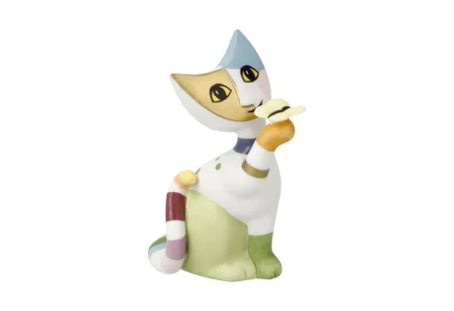 Goebel Minikatze Ilario – Bunte Dekofigur aus Biskuitporzellan - Figuren, Skulpturen & Statuen – Einzigartige Dekofigur von Goebel, handgefertigt und ideal für Katzenliebhaber.