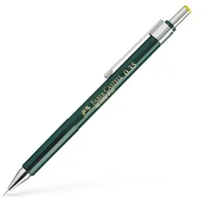 Faber-Castell Druckbleistift TK-Fine 9713, 136300, HB, grün, Strichbreite 0.35mm