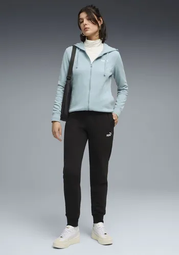 PUMA Damen Anzug Hooded Sweat Suit TR cl - Bequemer Trainingsanzug mit Kapuze für lässigen Style und hohen Tragekomfort. Ideal für aktive Tage oder entspannte Momente, bringt er die typische PUMA Energie in deinen Alltag.