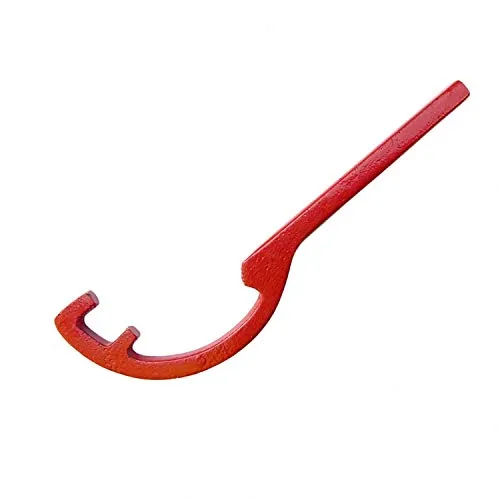 Geka E90101 Kupplungsschlüssel Storz für Größen B/C aus Temperguss, Rot, 18 x 8 x 13 cm