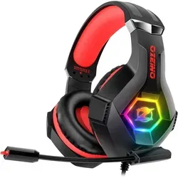 Over-Ear Gaming Headset mit 3D Surround Sound und RGB-Beleuchtung - Erlebe Gaming neu mit diesem hochwertigen Headset! Ausgestattet mit erstklassiger Geräuschunterdrückung und flexiblem Mikrofon, bietet es optimalen Komfort und klare Kommunikation für stundenlangen Spielspaß.