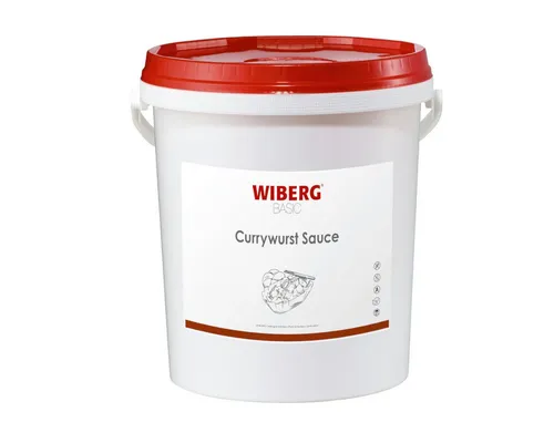 WIBERG Currywurst-Sauce, 6 kg - Currysaucen mit intensiven Aromen, perfekt für die Zubereitung von klassischen Currywürsten und Grillgerichten.
