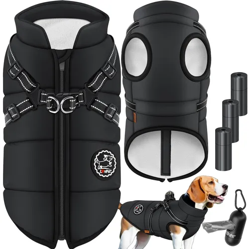 LOVPET® Hundejacke mit Geschirr