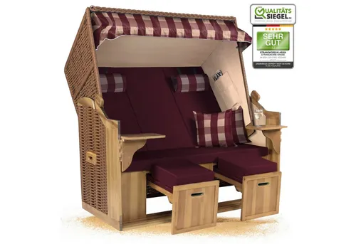 Strandkorb Hanse Ostsee XXL 2,5-Sitzer Volllieger von Strandkorb Hanse