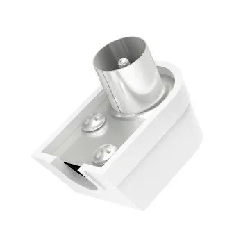 Hama Antennen-Stecker, Koax-Winkel 90°, schraubbar