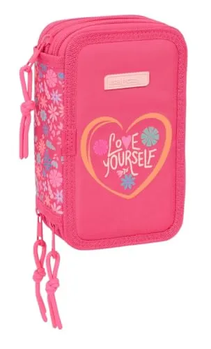 safta Feeling Schulmäppchen mit 37 Utensilien, Kindermäppchen, ideal für Kinder von 5 bis 14 Jahren, bequem und vielseitig, Qualität und Widerstandsfähigkeit, 12,5 x 5,5 x 19,5 cm, bunt, M, Casual