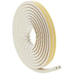 Gummidichtung 2x3m für D-Profile, weiß