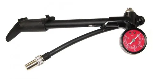 RockShox Gabel Dämpferpumpe 20bar 300psi - Praktische Dämpferpumpe für ROCKSHOX Federgabeln und Federbeine • Maximaler Druck von 20 bar/300 psi • Unverzichtbar für die präzise Wartung und Pflege von Mountainbike-Komponenten.