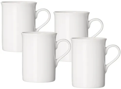 Ritzenhoff & Breker Becher Bianco, 4-tlg., Porzellan, Kaffeebecher, je 300 ml