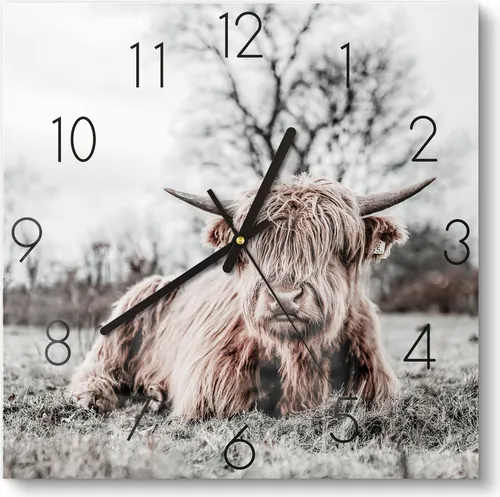 Wanduhren Grau von DEQORI