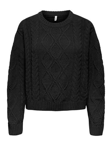 Onlelly Life Ls Cable O-Neck Cc KNT