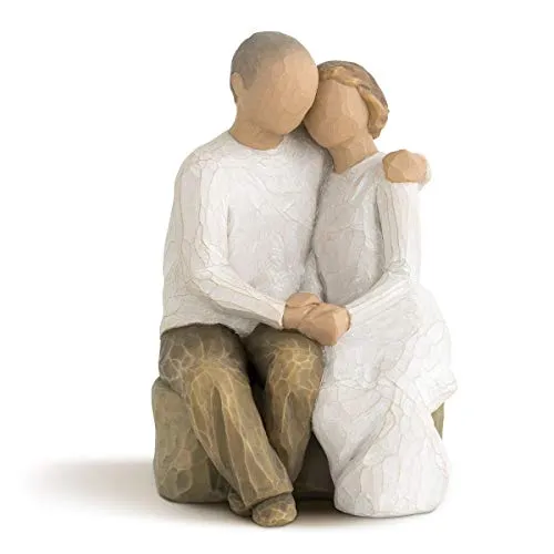 WILLOW TREE Figurine Anniversary (Eltern) 15cm - Figuren, Skulpturen & Statuen - Matt finish, eine liebevolle Erinnerung für besondere Anlässe und Jubiläen.