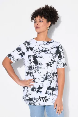 MIAMODA T-Shirt T-Shirt A-Linie Blumendruck