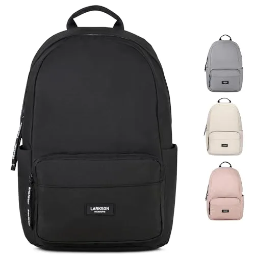 LARKSON Schulrucksack No 3 - Wasserabweisend und mit Laptopfach - Schulrucksäcke für Jungen und Mädchen, wasserabweisend mit praktischem Laptopfach und Seitentasche, ideal für Schule und Freizeit.