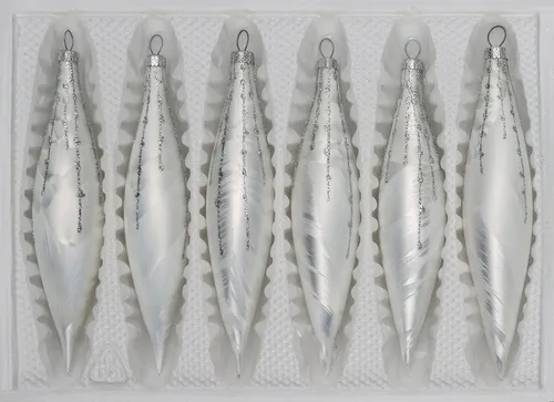 Weihnachtsbaumschmuck Silber von Navidacio