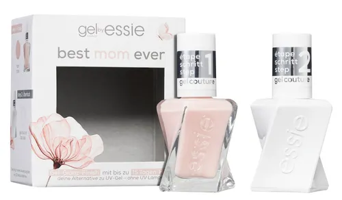 essie Nagellack-Set GEL COUTURE SET, 2-tlg., mit natürlichen Inhaltsstoffen