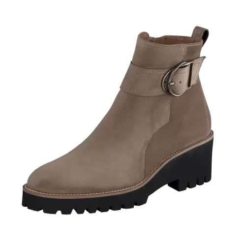 Paul Green Stiefelette 9763-129 aus Rauleder in Beige für Damen - Elegante Stiefelette aus hochwertigem Rauleder für Damen. Für stilvolle Auftritte und optimalen Tragekomfort. Ideal für jeden Anlass.