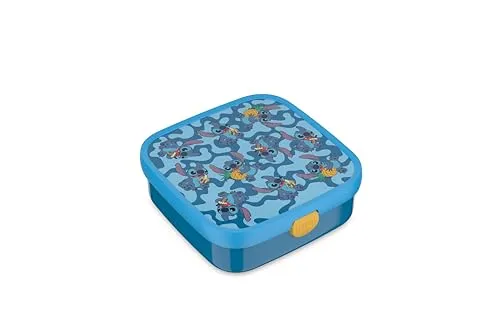 Mepal Bento Brotdose Groß Campus - Auslaufsichere Lunchbox für Kinder - Bento Boxen mit 2 auslaufsicheren Fächern, ideal für ein ausgedehntes Mittagessen. Mikrowellengeeignet und spülmaschinenfest für einfache Reinigung.