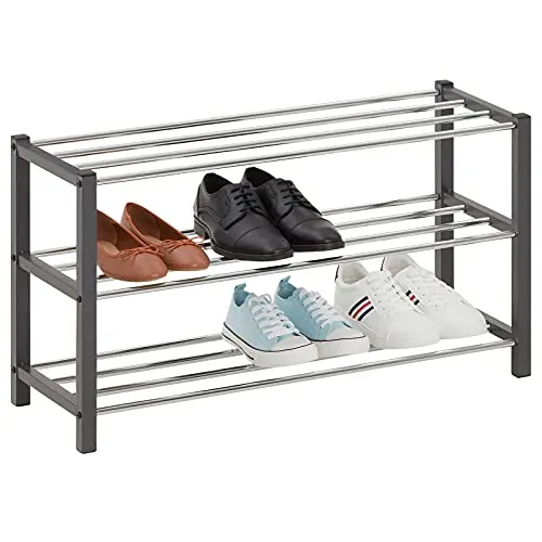 IDIMEX Schuhregal Dublin in grau von IDIMEX