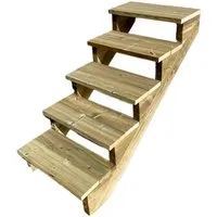 Produktbild Außentreppe Holz, 2 bis 7 Stufen