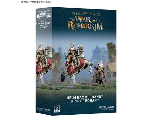 Helm Hammerhand, König von Rohan - Games Workshop Warhammer Middle Earth - Helm Hammerhand als hochwertige Kunststofffigur für Sammler und Tabletop-Fans. Ideal für spannende Schlachten und kreative Spiele.