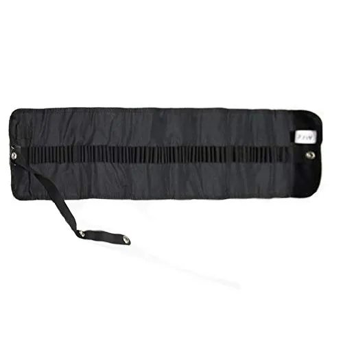 Koh-I-Noor 3720 - Stifterolle/Stiftetasche leer 72 + 2 Einstecklaschen für Spitzer/Radierer, schwarz