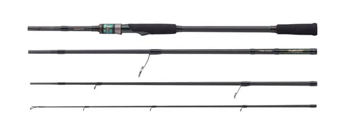 Balzer Shirasu Superior Travel Zander 2,45m - Leichte Reiserute für Raubfische - Angelruten für das Kunstköderangeln auf Zander und Hechte, 4-teilig, kompakte Transportlänge von 0,65m, hochwertiger Superior Carbon Blank für Sensibilität und Kraft.