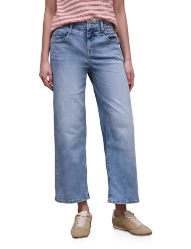 Street One Studio High Waist Wide Leg Jeans