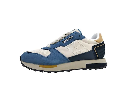 Napapijri Virtus Sneaker aus Leder/Textil - Sportliche Schnürer für Damen, ideal für den Sommer. Leichtes, atmungsaktives Material sorgt für optimalen Tragekomfort an warmen Tagen.