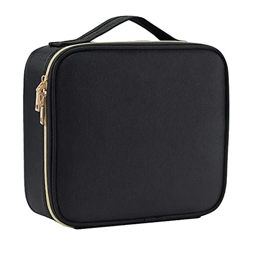 Kosmetiktasche Reise Make up Tasche Portable Schminktasche Make up Organizer Tasche Kosmetika Aufbewahrung,Schwarz