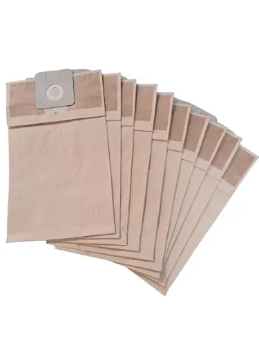 Staubbeutel im Vorratspack | Staubbeutel passend für Cleanfix S10 & S10 Plus Staubsauger | Trockensauger | Bodensauger | Hotelsauger 10