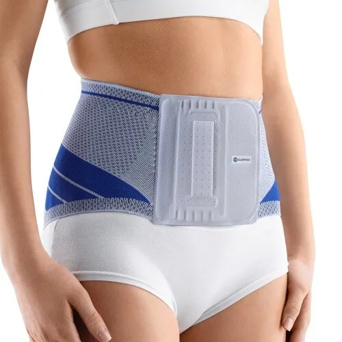 Bauerfeind LumboTrain® Lady Rückenbandage - Rückenbandage für Frauen zur Stabilisierung der Lendenwirbelsäule, bietet Massageeffekt und hohen Tragekomfort, ideal bei Rückenschmerzen und Verspannungen.