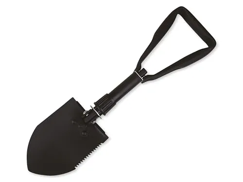 Happy People Klappspaten, schwarz, 47 cm in schwarz von Happy People