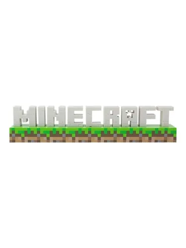Minecraft Logo Light - Tischleuchte mit Minecraft Logo, bringt das Spiel-Feeling in dein Zimmer und sorgt für eine coole Atmosphäre.
