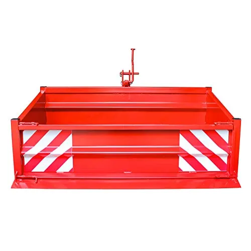 Dema Heckcontainer 1500 S - Kippmulde in Rot - Baumarkt: Praktische Heckmulde mit 160 cm Breite, ideal für Land- und Forstwirtschaft, ermöglicht müheloses Kippen und Entleeren.