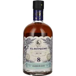 El Supremo 8 Year Old OAK CASK Rum 40% Vol. 0,7l