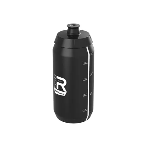 Polisport 8645600036 - R Collection Fahrradflasche Modell R550 mit einem Fassungsvermögen von 550 ml. BPA-freie Trinkflasche für Radfahrer in Schwarz