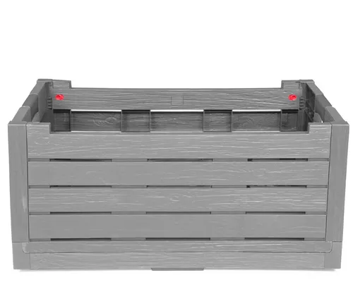 ONDIS24 Klappbox Korb für Brennholz Faltbox Feuerholz Kiste Faltbarer Einkaufskorb, 50 l, Florida Kofferraum Organizer Auto