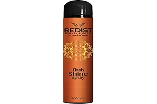Redist Argan Flash Shine Spray 400ml | Glanzspray für Haare | Hair Spray verleiht dem Haar Glanz & Geschmeidigkeit | Haarspray gegen Frizz und Spliss | Damen Haarspray mit Argan Öl | schöner Duft