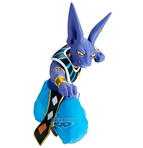 Banpresto Actionfigur Beerus (Vs Goku Super Saiyan God) - Dragon Ball Super - Actionfigur (15 cm) aus PVC, ideal für Anime-Fans. Handgefertigt und in umweltfreundlicher Verpackung, perfekt zum Sammeln und Präsentieren.