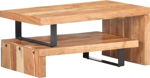 vidaXL 2-tlg. Couchtisch-Set aus massivem Akazienholz von vidaXL