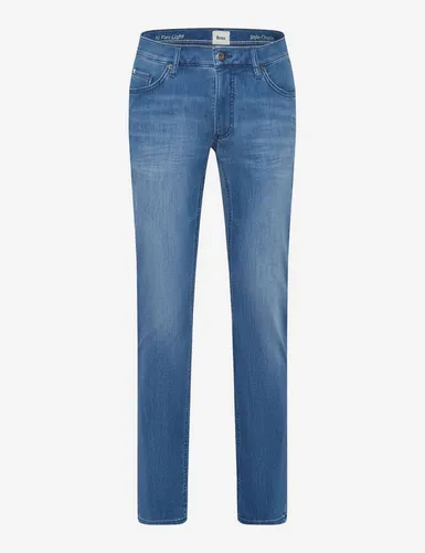 Brax 5-Pocket-Jeans blau 35/32 - Stylische 5-Pocket-Jeans in ocean blue used, perfekt für einen lässigen Look. Hoher Tragekomfort durch 79% Baumwolle und elastische Materialien. Ideal für jeden Anlass!