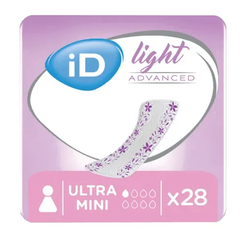 ReinigungsBerater iD Light Advanced Ultra mini, rosa 28 Stück diskrete Slipeinlage 04030557