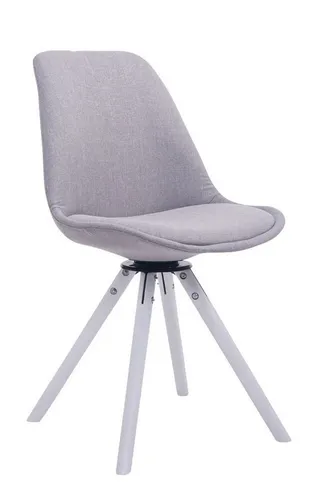 furnicato Besucherstuhl Troyes – 84x48x56 cm Grau