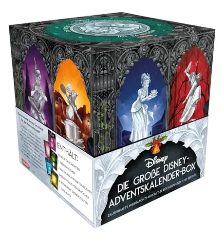 Disney Adventskalender-Box 2025 – 24 zauberhafte Bücher - Advent & Weihnachten Geschenkbücher – Entdecken Sie 1.152 Seiten voller Magie mit diesem Bestseller für Young Adults.