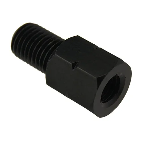 Spiegeladapter schwarz M10 x 1.25 links zu M8 x 1.25 links