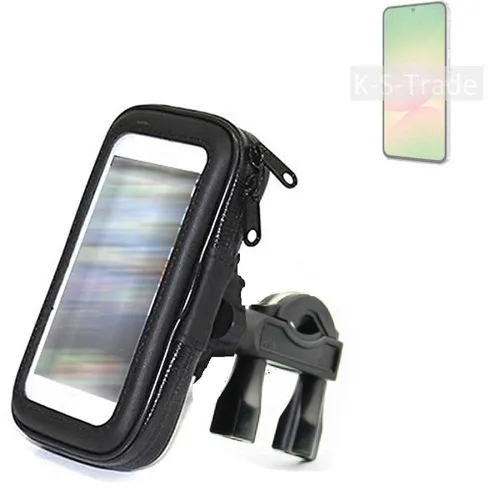 Fahrradhalterung für Samsung Galaxy Quantum 6 - Universelle Lenkstangenhalterung - Praktische Handyhalterung für den Lenker, spritzwassergeschützt und touch-sensitive. Ideal für Fahrräder, E-Bikes und BMX. Sicherer Halt und einfache Montage.