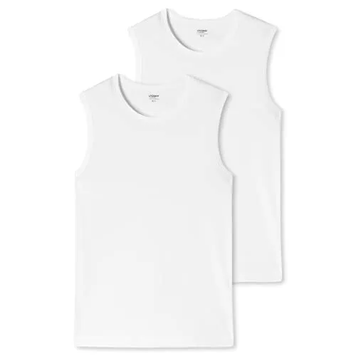 Uncover by Schiesser - Unterhemd/Tanktop - 2er Pack (XXL Weiß)
