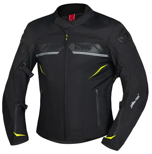 IXS Carbon-ST Sportstourer Textiljacke schwarz S - Sportliche, wasserdichte Motorradjacke aus 600D Polyoxford mit atmungsaktiver Z-Liner-Membran und herausnehmbarem Thermofutter für optimalen Komfort und Sicherheit bei jedem Wetter.